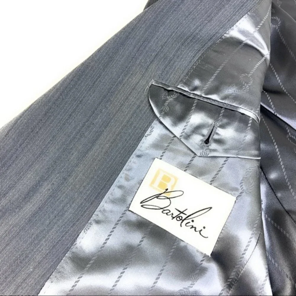 Size 40R Bartolini 2 Button Grey Blazer